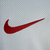 2010/2011 Man Utd Away  Long Sleeve Retro Soccer Jersey (欧冠版\胸前字)