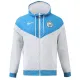 2024 Man City White&Blue  Retro version Windbreaker