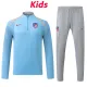 24/25 ATM Sky Blue Kids Half Pull Tracksuit  (童装、半拉链)