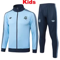 25/26 Argentina Lake Blue Jacket Tracksuit #E959（童装）