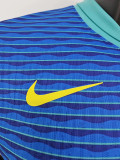 2024 Brazil Away Player Version Soccer Jersey