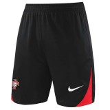 24/25 Portugal Black Training Shorts Pants