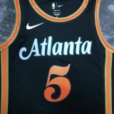 22/23 HAWKS MURRAY #5 Black City Edition Top Quality Hot Pressing NBA Jersey