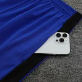24/25 INT White # blue stripes Training Short Suit