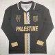 24/25 Palestino Deportivo Black English Edition  Long Sleeve Fans Soccer Jersey英文