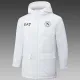 24/25  Napoli White Hooded Cotton Coat
