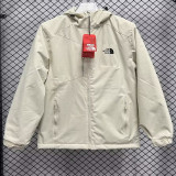 2024 New TNF White Velvet Windbreaker F3（加绒、连帽）
