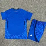 24/25 Leicester City Home  Kids  Soccer Jersey (BC.GAME广告)