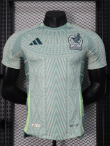 24/25 Mexico Away White Grey Player Version Soccer Jersey