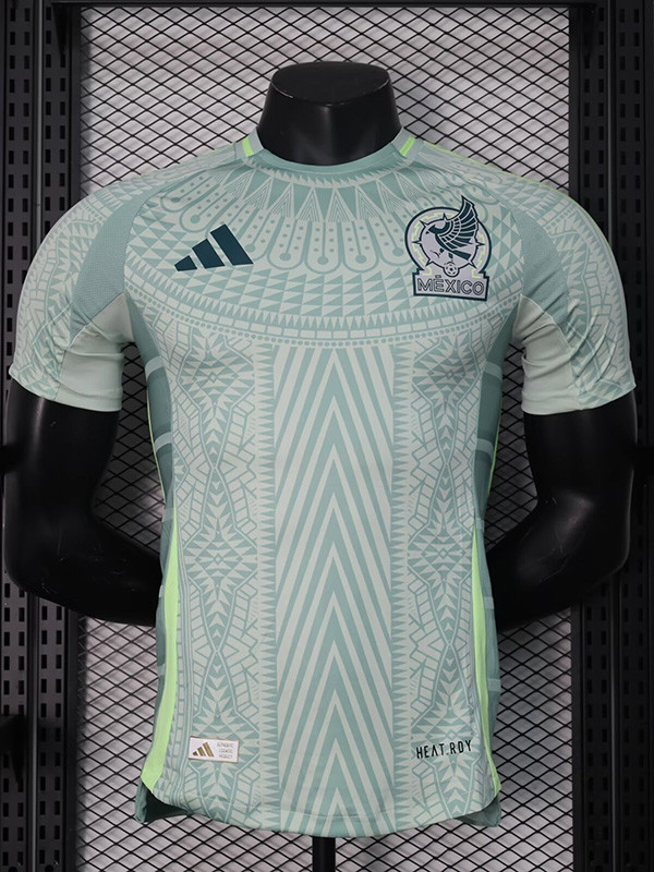 24/25 Mexico Away White Grey Player Version Soccer Jersey