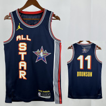 24/25 ALL-STAR BRUNSON #11 Royal Blue Top Quality Hot Pressing NBA Jersey