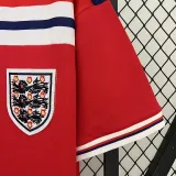1980/1982 England Away Red Retro Soccer Jersey