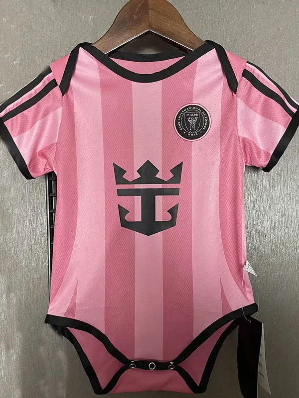 25/26  Inter Miami Home  Baby Infant Crawl Suit