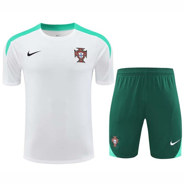 24/25 Portugal White Training Short Suit