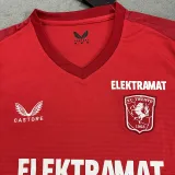 24/25 FC Twente  Home  Fans Soccer Jersey