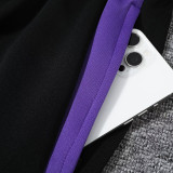 24/25  Germany Black Jacket Tracksuit(紫边）