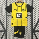 24/25 Dortmund Home Kids Soccer Jersey