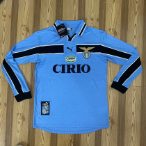 1998/2000 Lazio Home Long Sleeve Retro Soccer Jersey (长袖)