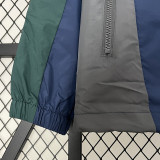 2024 New Jordon Grey Blue  Windbreaker(蓝灰、连帽）
