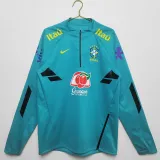 22/23 Brazil Lake Blue Half Pull Top