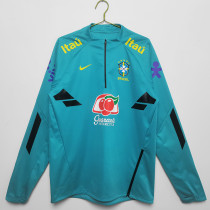 22/23 Brazil Lake Blue Half Pull Top
