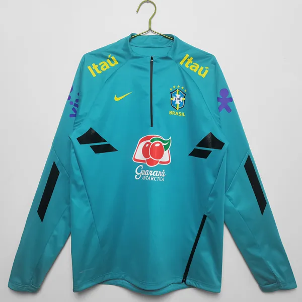 22/23 Brazil Lake Blue Half Pull Top