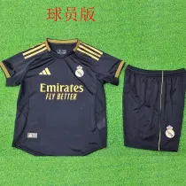 25/26 RMA Special Edition Black Player Version Kids Soccer Jersey