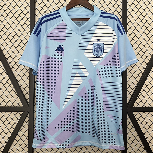 2024 Spain Goalkeeper Fans Soccer Jersey