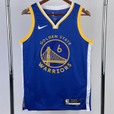 22/23 WARRIORS YOUNG #6 Blue Top Quality Hot Pressing NBA Jersey (V领)