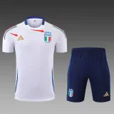 24/25  Italy White Training Short Suit