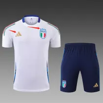 24/25  Italy White Training Short Suit