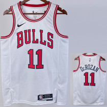 22/23 BULLS DEROZAN #11 White Top Quality Hot Pressing NBA Jersey