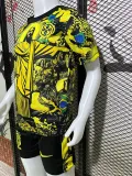 2024 Brazil Christ statue Yellow Kids Soccer Jersey