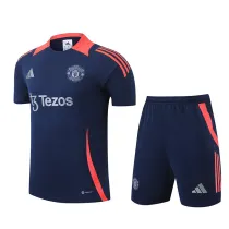 24/25 Man Utd Royal Blue Training Short Suit