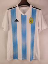 2018 Argentina Home Retro Retro Soccer Jersey(两星）
