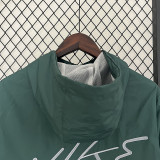 2024 New NK Green Windbreaker(背上带字、连帽）