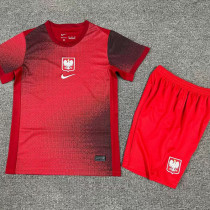 24/25 Poland Away Kids Soccer Jersey