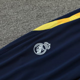 24/25 RMA Light Blue  Player Version Half Pull Tracksuit  (球员版浅蓝、半拉链)