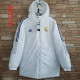 22/23 RMA White Hooded Cotton Coat Blue Edge (蓝色边) 棉衣