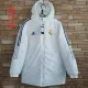 22/23 RMA White Hooded Cotton Coat Blue Edge (蓝色边) 棉衣