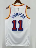 24/25 WARRIORS THOMPSON # 11 White Retro Top Quality Hot Pressing NBA Jersey