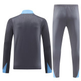 24/25 TOT Grey Player version Half Pull Tracksuit  (球员版、半拉链)