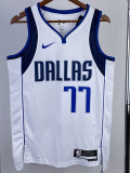 22/23 Dallas Mavericks DONCIC #77 White Home Top Quality Hot Pressing NBA Jersey