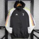 24/25 JUV Black & White Hooded Windbreaker(白袖）