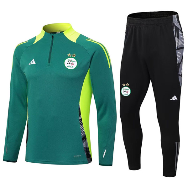 24/25  Algeria Green Half Pull Tracksuit  (半拉链)