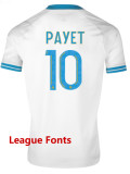 23/24 Marseille Home 1:1 Fans Soccer Jersey (Print all Sponsor)