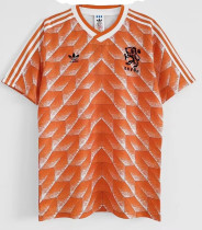 1988  Netherlands Home European Cup Retro Soccer Jersey(88荷兰主场正确颜色）