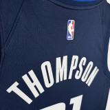 20/21 Dallas Mavericks THOMPSON #31 Blue Flying Man Top Quality Hot Pressing  NBA Jersey飞人（V领）