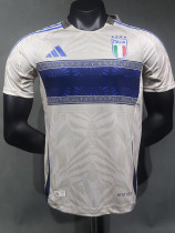 24/25 Italy White Versace Co branded Edition  Player Version Soccer Jersey