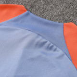 24/25 INT Orange Grey Puzzle Half Pull Tracksuit  (半拉链、B826)